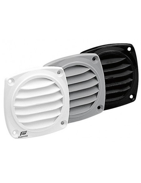 Ventilatierooster zwart 