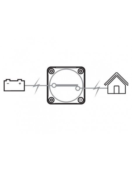 Accuschakelaar on/off opbouw div.modellen 770 serie