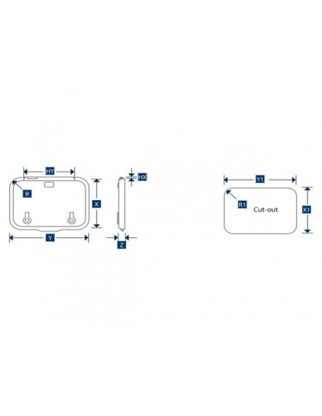 Lewmar Ocean luik met flens 25 mm