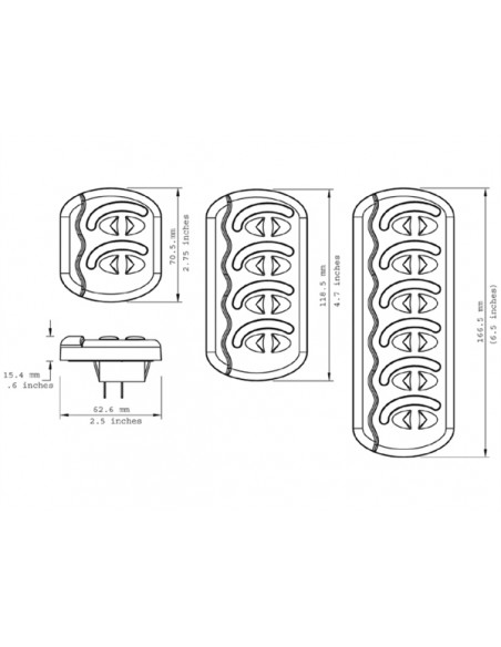 Schakelpaneel Contour II div.modellen