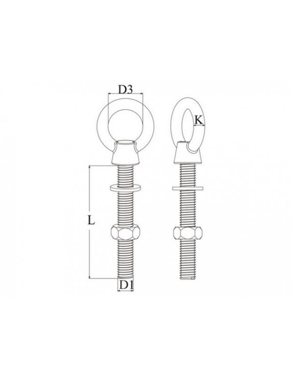 73100006 0 Rvs Oogbout Talamex Div Maten