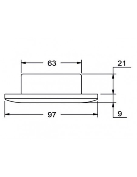 Talamex plafonnière inbouw LED RVS div.modellen