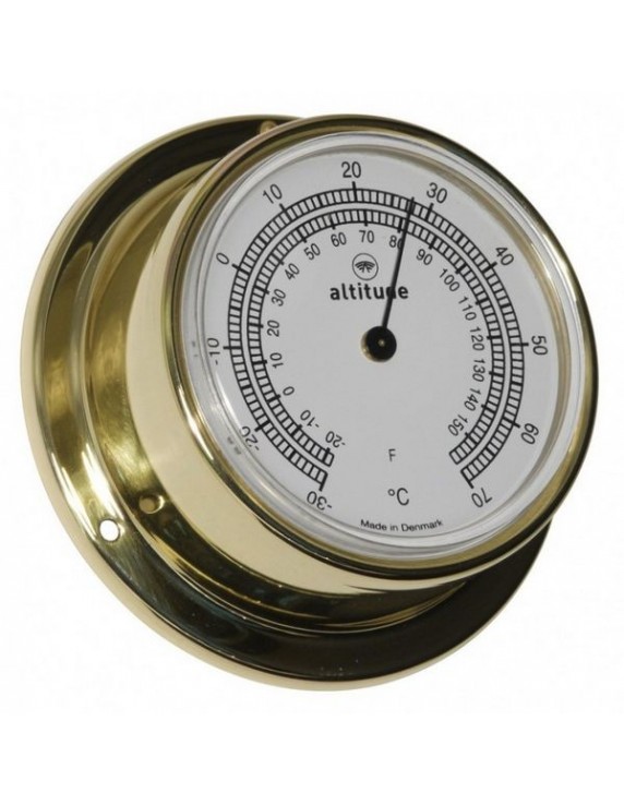 Thermometer Altitude messing Ø71 mm