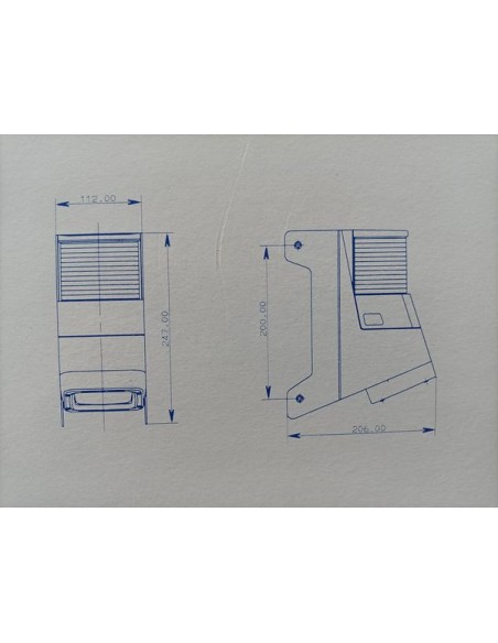 HELLA8504 Top- deklicht12V IP44  wit of zwart