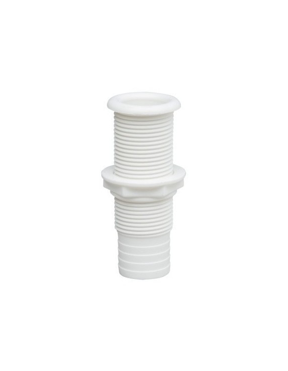 RIBBED THRU-H FIT. 25 STAND. FLANGE WHI