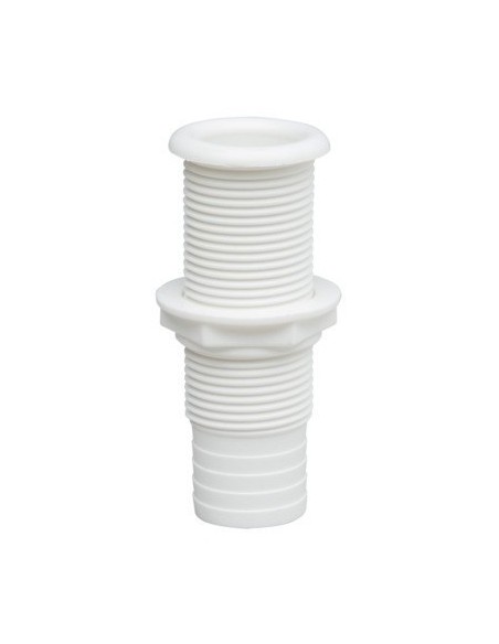 RIBBED THRU-H FIT. 25 STAND. FLANGE WHI