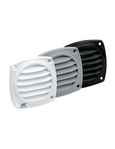 Ventilatierooster rond 85mm zwart