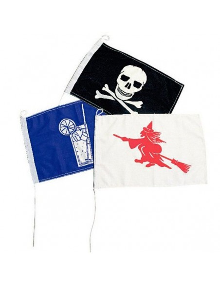 Vlag Piraten 30x45 cm