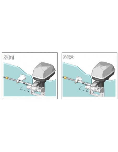 S62SS Ultraflex Aansluitset Vast  RVS