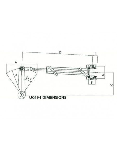 Ultraflex Gotech-I complete inboard hydraulische besturing