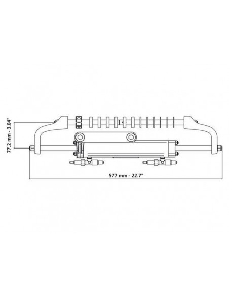 Ultraflex Gotech complete hydraulische besturing outboard