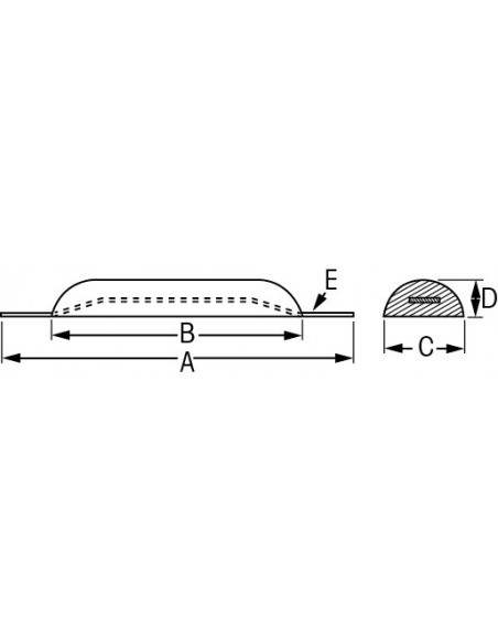 Half-eivormige anodes zink in div. maten