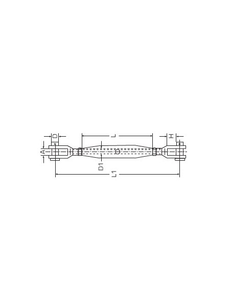 Wantspanner dicht huis RVS Gaffel/Gaffel div. maten OPisOP