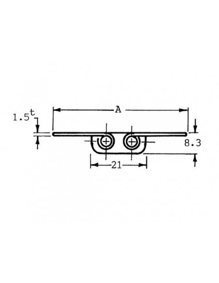 SCHARNIER RVS 