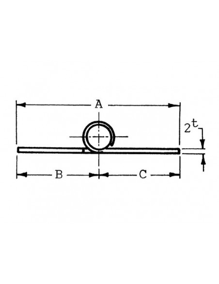 Scharnieren RVS304 dikte 2mm div.modellen