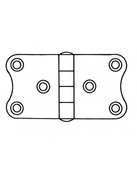 Scharnieren RVS304 div.modellen