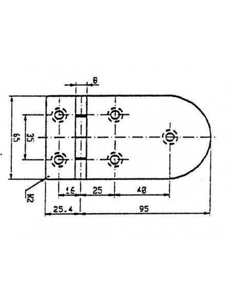 Scharnieren RVS AISI 316