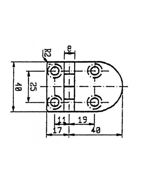 Scharnieren RVS AISI 316