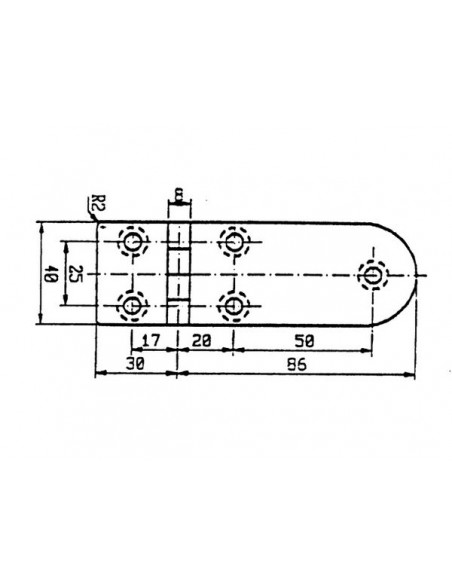 Scharnieren RVS AISI gegoten div.modellen